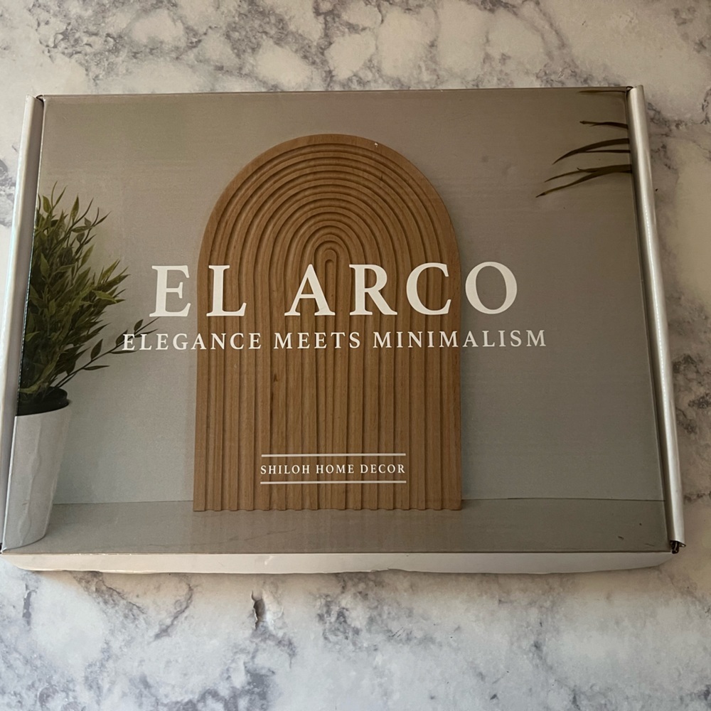 New Arch design tray wooden decorative servings tray cutting charcuterie board - Picture 2 of 13